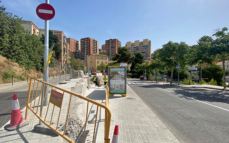 Obres parada de bus